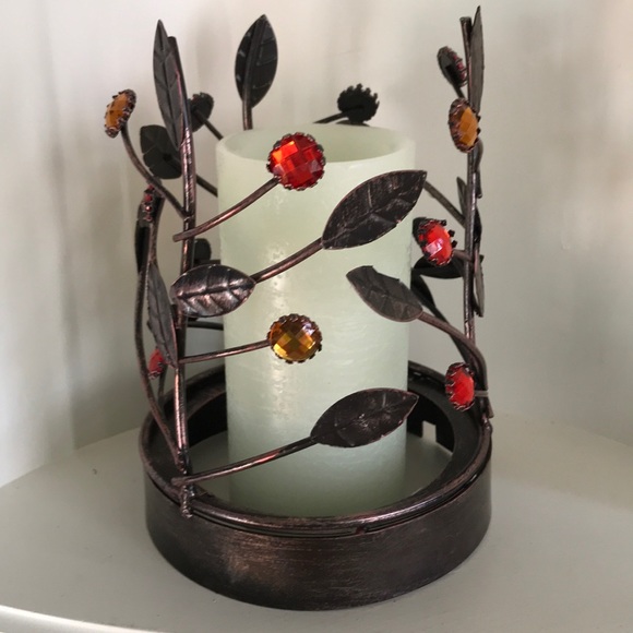 Pink Zebra Other - HOST PICK  🎉Antiqued Metal Candle HLDR Bling NIB